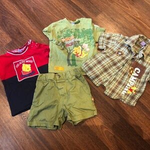 Vintage Y2k Winnie the Pooh toddler boy set - 18m/24m